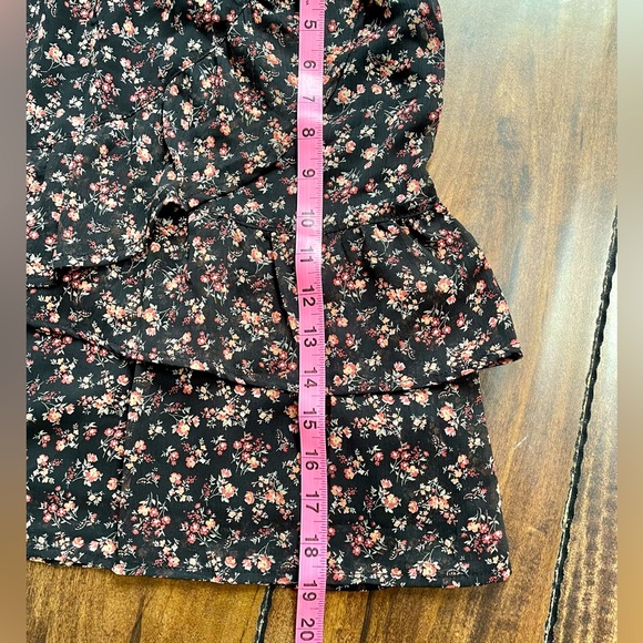 Haver London Tiered Floral Ruffle Skirt - Picture 6 of 7